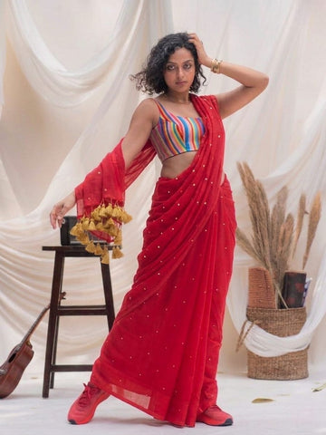 Pure Mul Cotton Saree